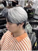 MEN’S HAIR/ブルーブラック/フェザーパーマ/渋谷