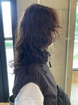 エニイ(ANY)&nbsp;デザインカラー/オリーブベージュ/ウエットヘア【千葉／パーマ】