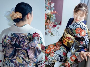 タクミフォーヘアー(TAKUMI for hair)の写真/【袴/振袖/着付け/ヘアセット】特別な日をキレイに可愛く彩るお手伝いをさせていただきます！