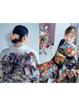 【袴/振袖/着付け/ヘアセット】特別な日をキレイに可愛く彩るお手伝いをさせていただきます！