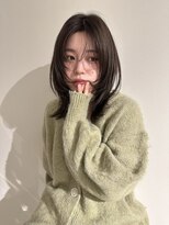 アヴァンスクロス あべのルシアス店(AVANCE.CROSS)&nbsp;顔まわりレイヤー×ブラウンベージュ