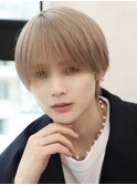 センターパートフェザーパーマシャドウパーマメンズパーマ