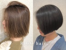 リゴ ヘアー(RIGO hair)の雰囲気(HPB AWARD2024 BEST SALON 注目サロン選出☆大人ショートボブ)