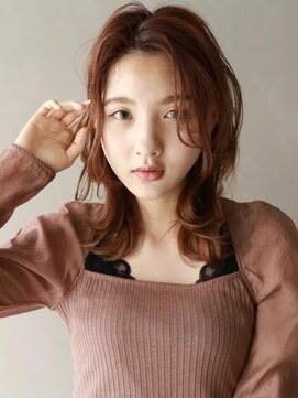 ザビー(THE B) 本八幡×暖色カラー×レイヤーミディ