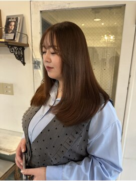 アズーア ヘアーアンドスパ(azure hair&spa) こっくり秋カラーとレイヤーカット/白髪染め可◎