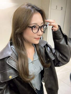 ピークアブー ワン(PEEK-A-BOO ONE) ダブルカラーグレージュ