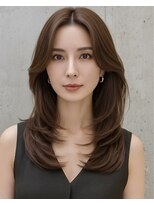 エル(LE)&nbsp;【LE】オリーブグレー/クラゲヘアー/ココアベージュ/レイヤー