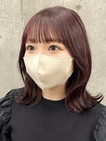 ガーデントウキョウ(GARDEN Tokyo)&nbsp;くびれヘア/ミディアムヘア/ピンクブラウン