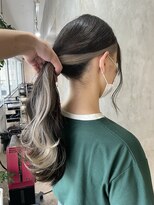 サクラ オモテサンドウ(SAKURA)&nbsp;インナーカラー/ブリーチありダブルカラー/フェイスフレーミング