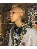 ヘアーデザイン アルエ(HAIR×design ARUE)&nbsp;フェードカット× ブロンドヘア
