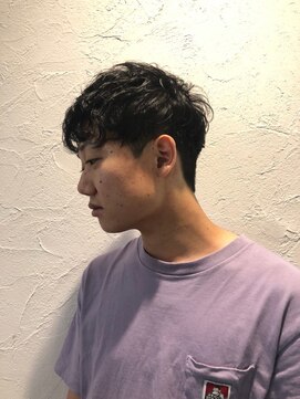 ソレイユ シンサカエ(SOLEIL SHINSAKAE) くせ毛風マッシュパーマ