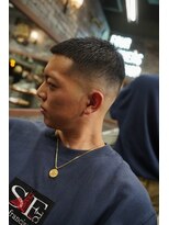 フォーコーナーズカットショップスリーセント 栄(FourCornersCutShop 3/cent)&nbsp;ボウズフェード