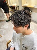 アイトーキョー 横浜(AI TOKYO)&nbsp;ブラウンメッシュフェザーパーマ