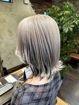 ヘアー クリエイト カルバリ(HAIR CREATE Calbari)&nbsp;アンブレラカラー×ホワイトブロンド