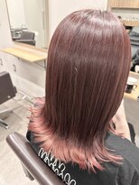 ユウル 横浜(juhl.)&nbsp;ピンクカラーピンクヘアーブリーチダブルカラーハイトーン横浜駅