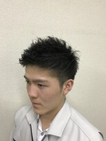 メンズヘアサロン ルーモ&nbsp;束感アップバング