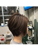 ハイライト ×グラデーションボブ