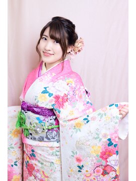 アイルビーヘア(I'll b hair) 【下北沢＊I'll b hair＊】振袖に似合う編み込み着物ヘア