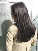 【透ける暗髪】ダークアッシュさらツヤロング【奥村北斗】