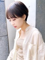【December】大人かわいい 黒髪 前髪あり マッシュショート♪