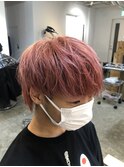 【YUKI】マッシュウルフ×ピンクカラー
