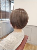 脱白髪染めショートヘア☆