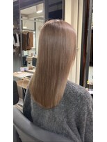 ラフ 難波店(LAFF)&nbsp;#黒髪#ボブルフ#ネビージュ#小顔#ワンレン