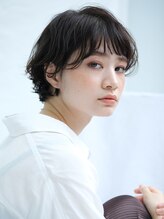 ピークアブー 銀座並木通り(PEEK-A-BOO) 黒髪パーマショート
