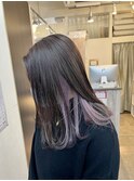 インナーカラーダブルカラーハイトーンホワイトパープル☆