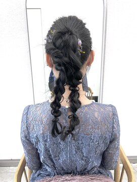 リル(re'll) 《花屋併設》お呼ばれヘアセット［酸性ストレート/ヘアセット］