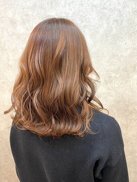 エニル(enil) ◎オレンジベージュ×ブリーチ無し◎