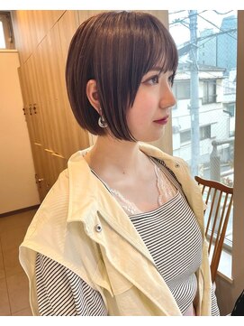 サンド 表参道(sand) 大人可愛い20代30代40代ナチュラルショートボブ前下がり