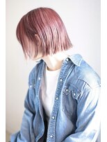 ファム(FAM)&nbsp;ボブ　サイドバング　チェリーピンク　代官山　中目黒　恵比寿