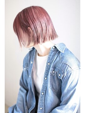 ファム(FAM) ボブ　サイドバング　チェリーピンク　代官山　中目黒　恵比寿