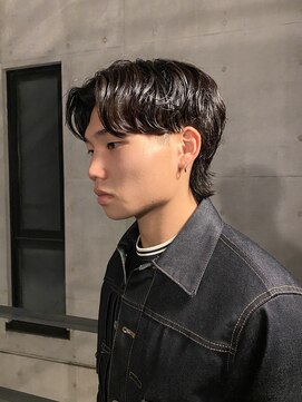 ガレージ バイ グリーン 原宿 表参道(Garage by green) 【MIIMAN】毛流れセンターパート