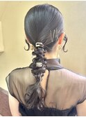 《ゆい》結婚式ヘア/編みおろしヘア/ヘアアレンジ