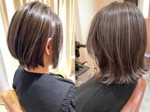 SNSで話題の【白髪ぼかしハイライト】もNeolive signにお任せください。透明感とツヤのある