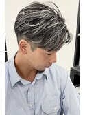 白髪ぼかしハイライト