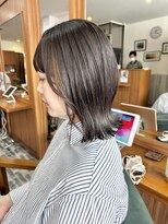 ビーチ ヘア メイク 綱島店(BEACH hair make)&nbsp;切りっぱなしロングボブ