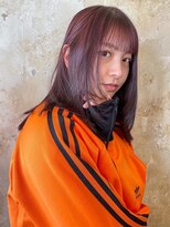 ネス(ness)&nbsp;［ハイトーンピンク／イヤースタイル／シースルーバング