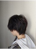 フェイスフレーミング/ポイントカラー/ メンズウルフ