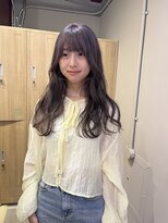 ローレンジウ(LOREN JU)&nbsp;透明感髪質改善ベージュダブルカラーミルクティーグレージュ