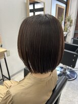 エルプラスヘアー 平尾店(L+hair) （30代）ナチュラルショート【トリートメントでくせ毛改善】