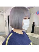 ボブ白髪染め白髪ぼかしブリーチなしダブルカラー下北沢
