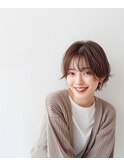 【癖毛ショートスタイル】外ハネショート
