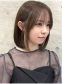 【emu 表参道 畔上 尚也】20代 ボブ/シースルーバング/韓国