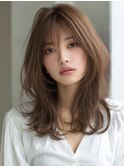 ☆ダークパープルナチュラルショートミルクブラウン髪質改善ボブ