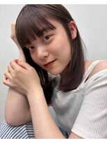 ジュノ イオンモール香椎浜店(Juno)&nbsp;ミルクティベージュ/前髪ワイドバング