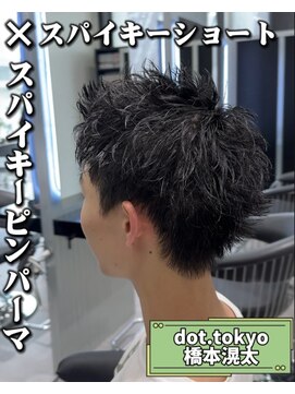 メンズ サロン ドット トウキョウ 町田店(men's salon dot. tokyo) スパイキーショート×ピンパーマ