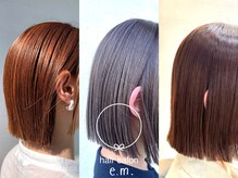 イーエム 自由通り店(e.m.)の雰囲気(丁寧なカウンセリングから魅力を引き出す透明感カラーをご提案♪)